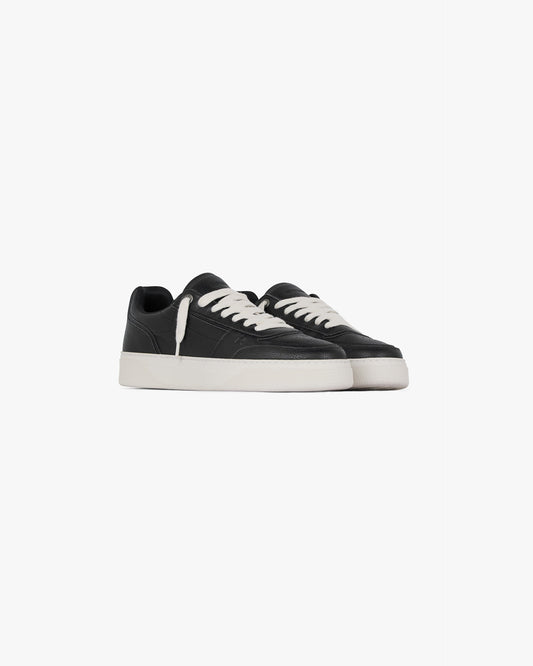 Initial Sneaker - Leather - Black