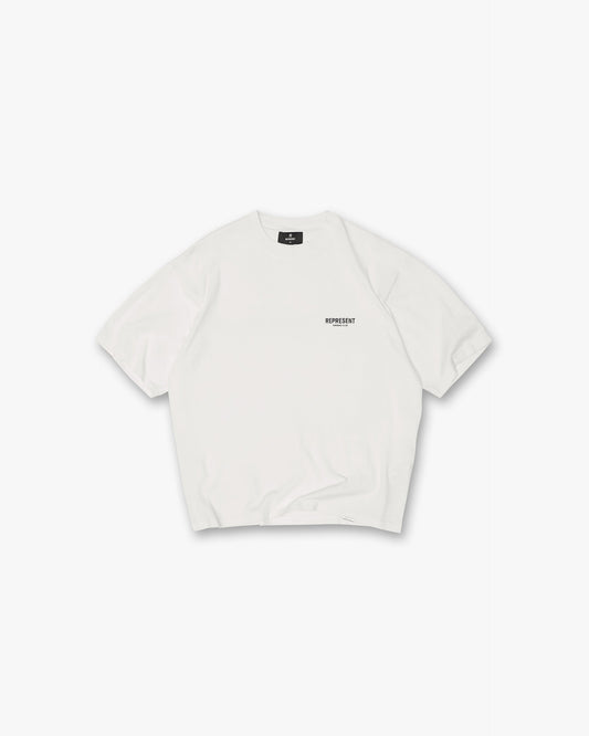 Represent Owners Club T-Shirt - Flat White