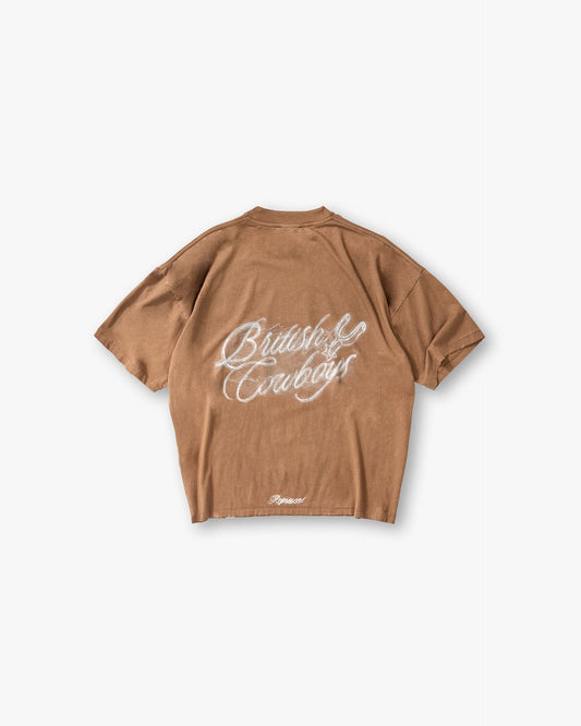 British Cowboys T-Shirt - Dusty Brown