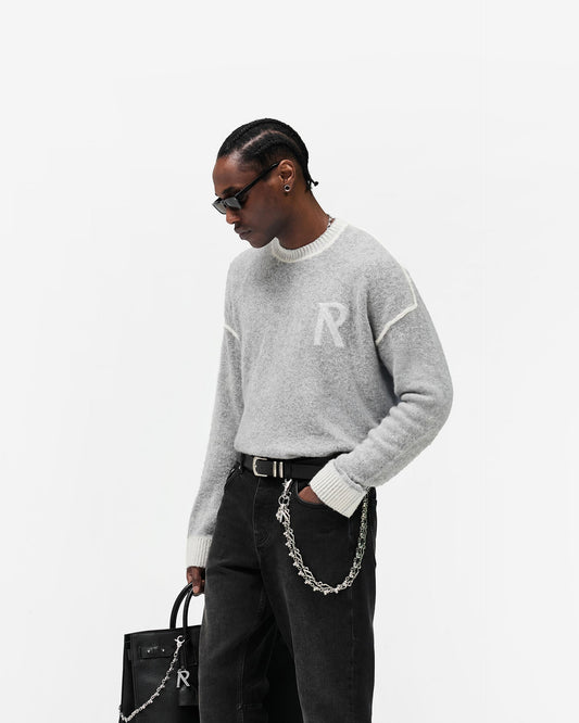 Laurel Knit Sweater - Sun Fade Grey