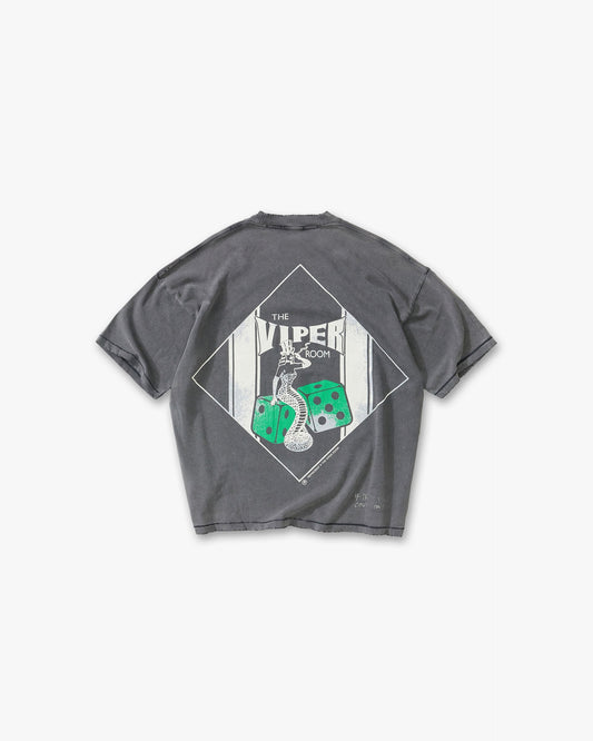 Represent x The Viper Room Dice T-Shirt - Vintage Grey