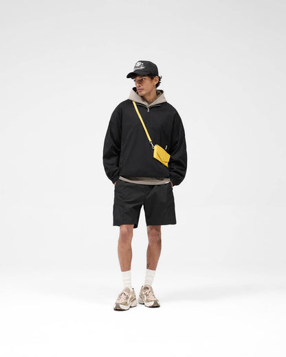 Quarter Zip Jacket - Black