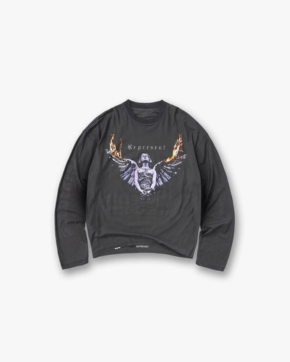 Reversible Living Legacy Tour Long Sleeve T-Shirt - Sun Fade Grey