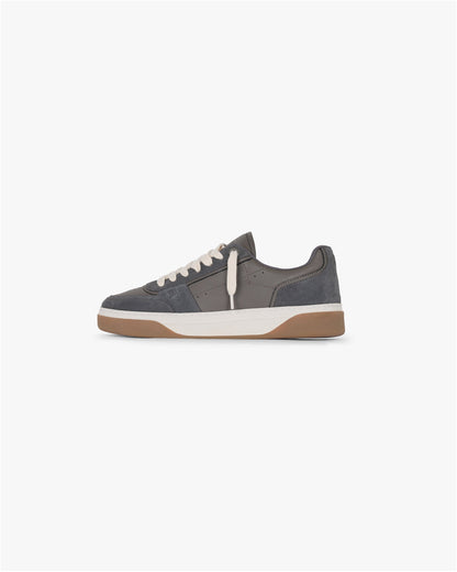 Initial Sneaker - Suede - Dark Taupe