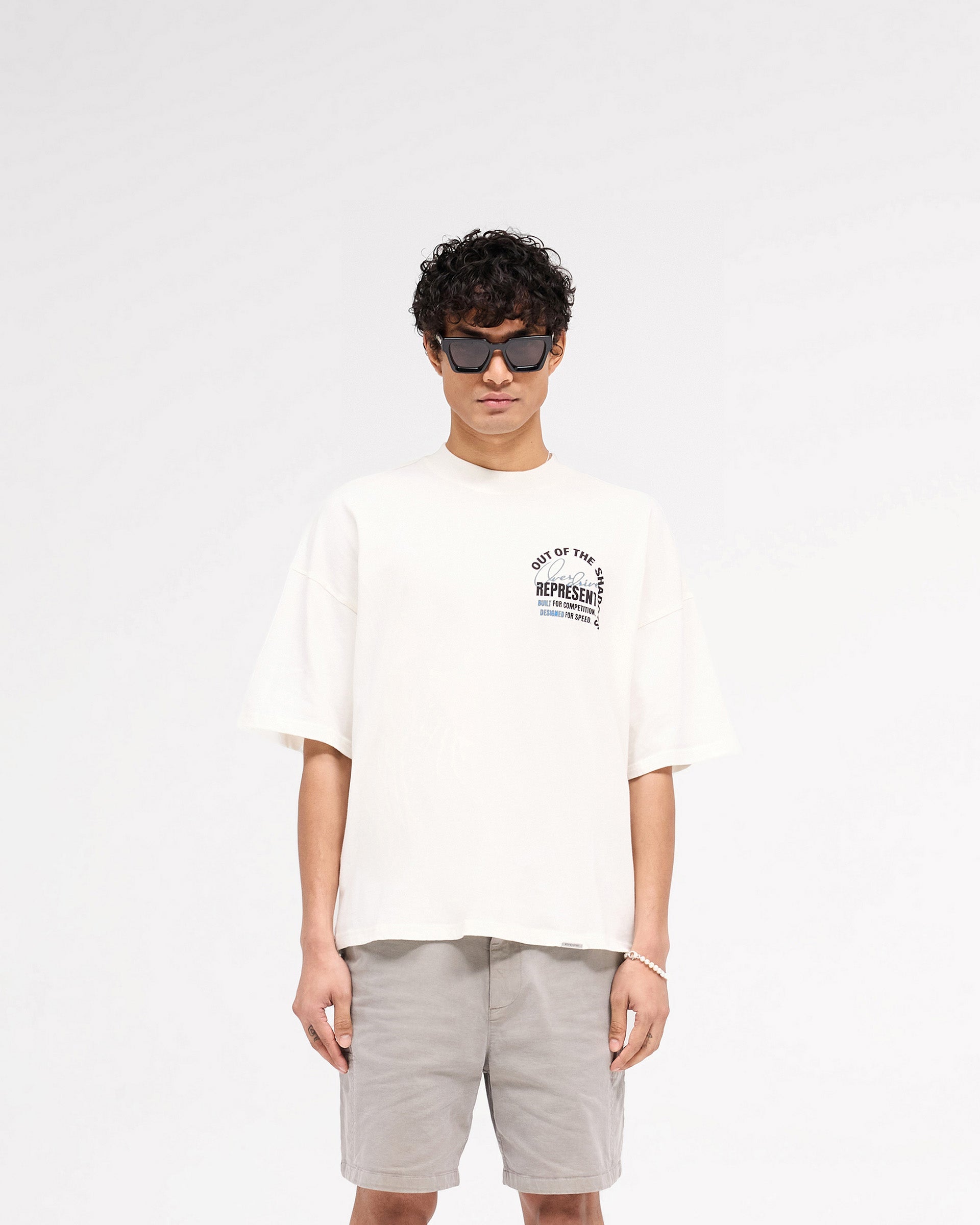 Out Of The Shadows T-Shirt - Flat White
