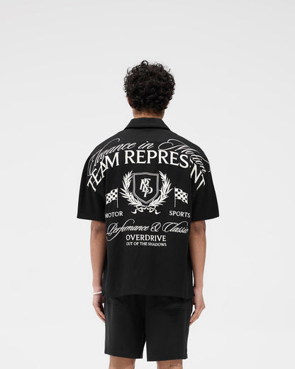 Represent Crest Shirt - Jet Black