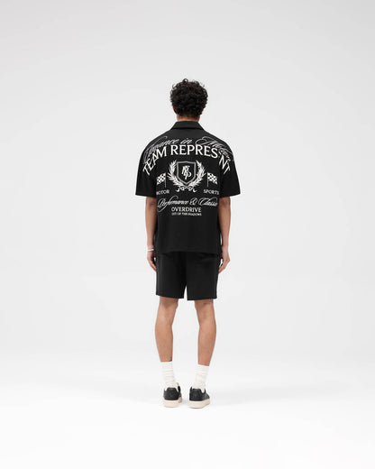 Represent Crest Short - Jet Black
