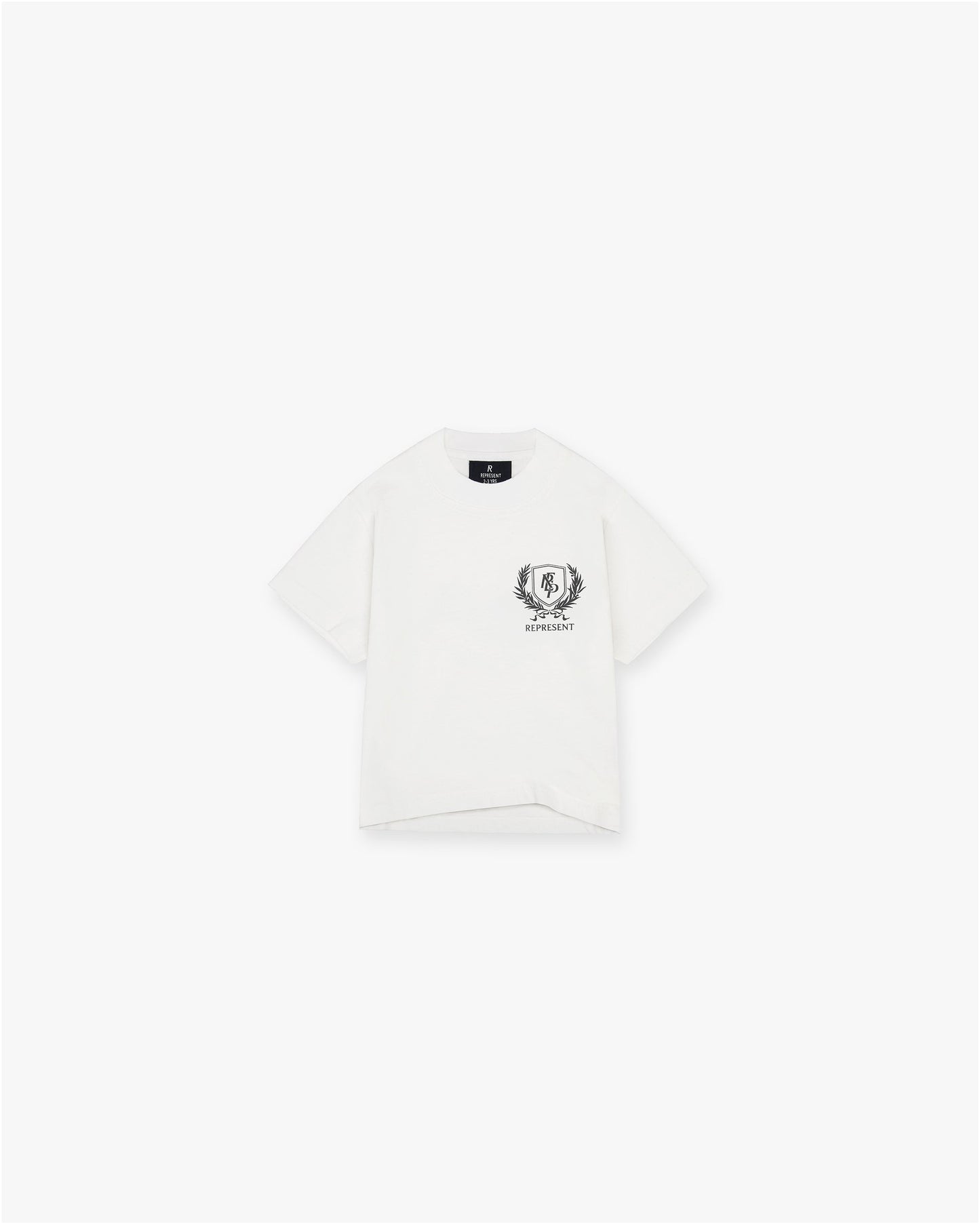 Mini Crest T-Shirt - Flat White