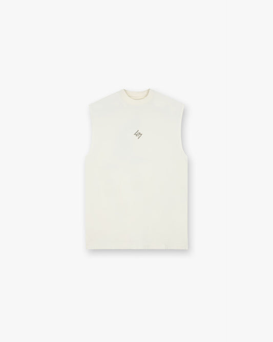 247 Motion Oversized Tank - Flat White