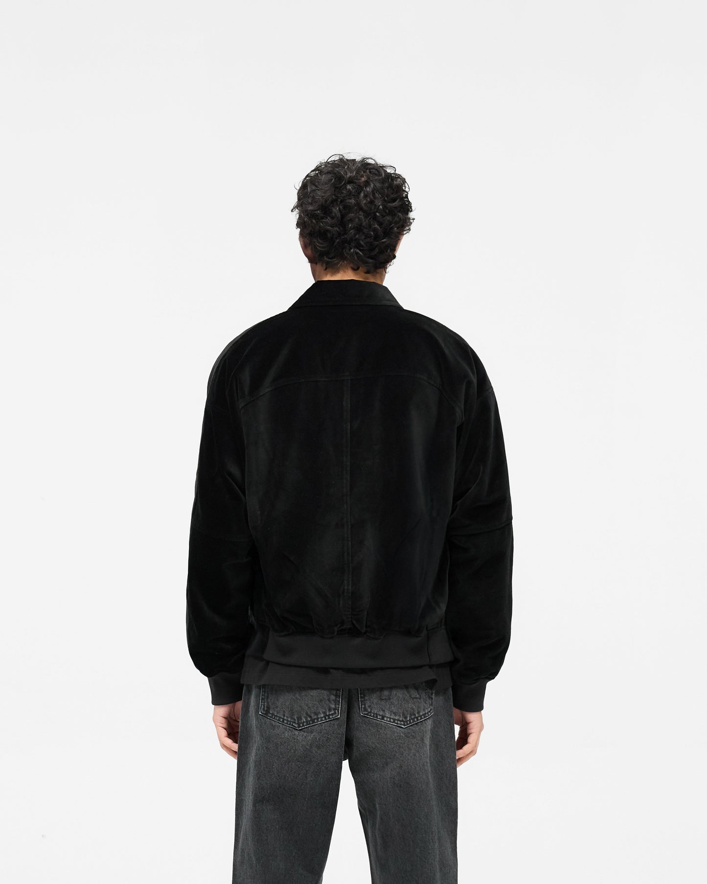 Bordeaux Brushed Jacket - Black