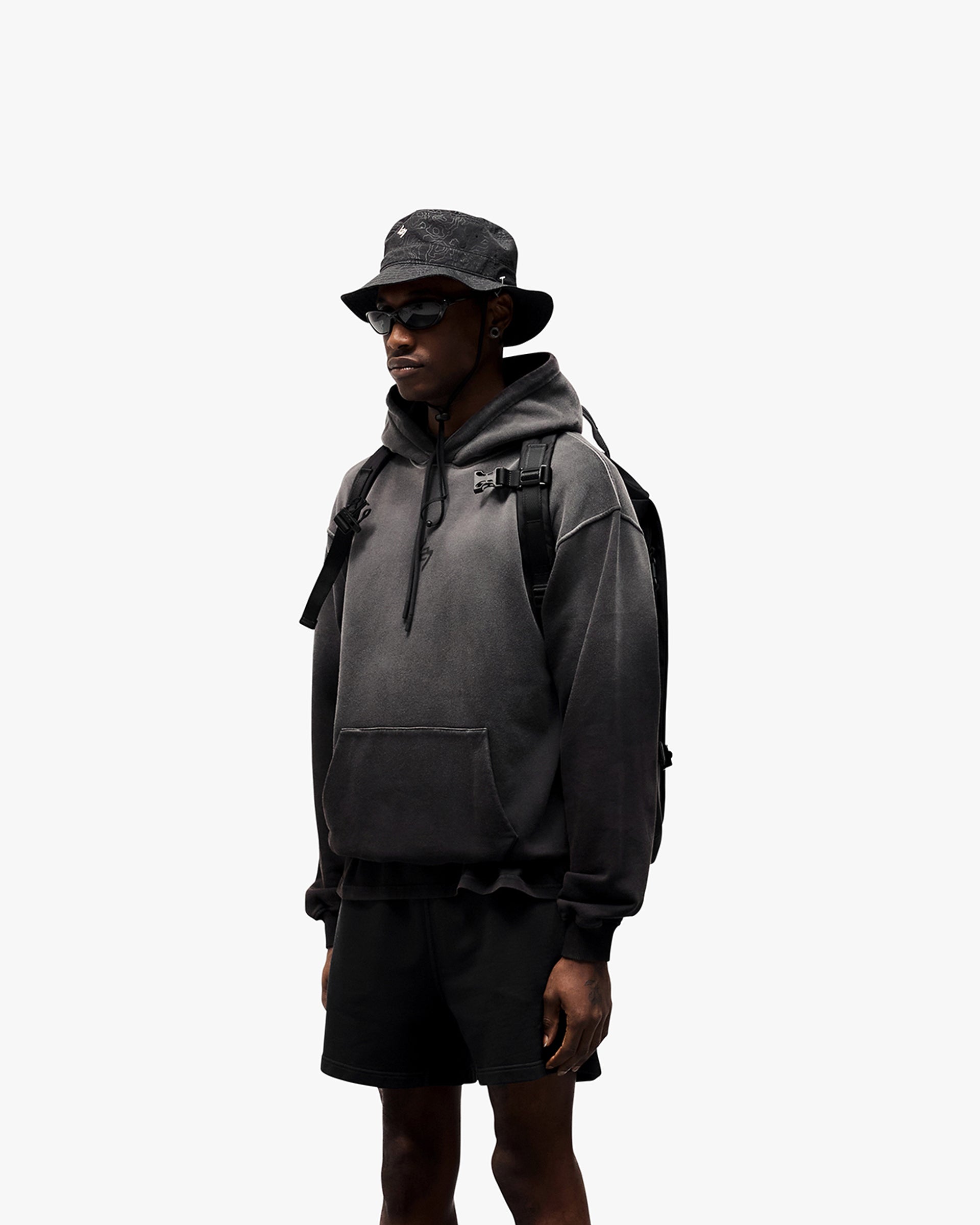 247 Motion Oversized Hoodie - Black