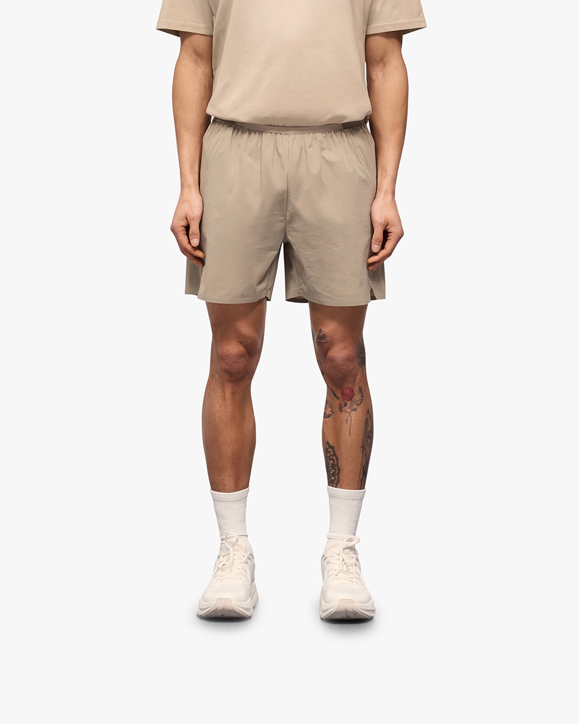 247 Training Shorts - Pebble