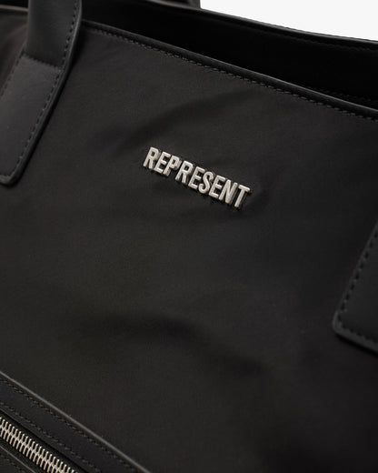 Oversized Nylon Carry Bag - Black
