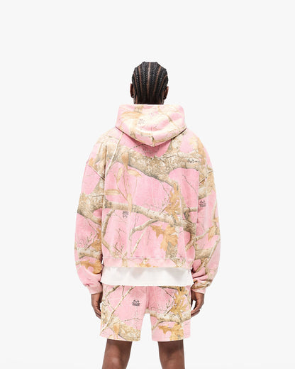 Realtree® Boxy Hoodie - Washed Pink Camo