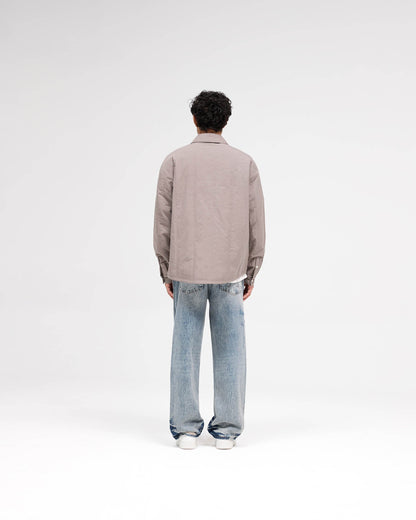 R3 Distressed Baggy Denim - Blue Cream