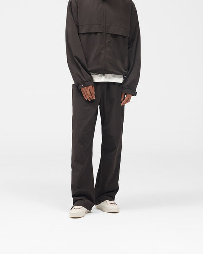 Initial Nylon Track Pant - Coffee