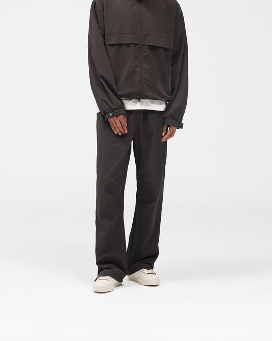 Initial Nylon Track Pant - Coffee
