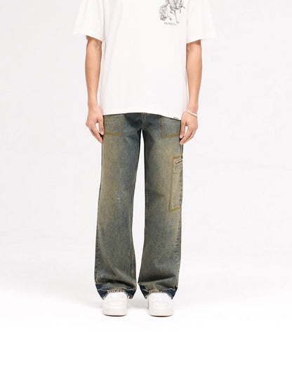 R3 Drive Denim - Tobacco Blue