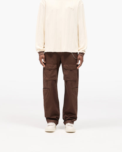 Front Pocket Cargo Pant - Tobacco