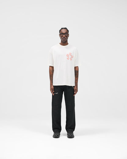 Initial Star T-Shirt - Flat White