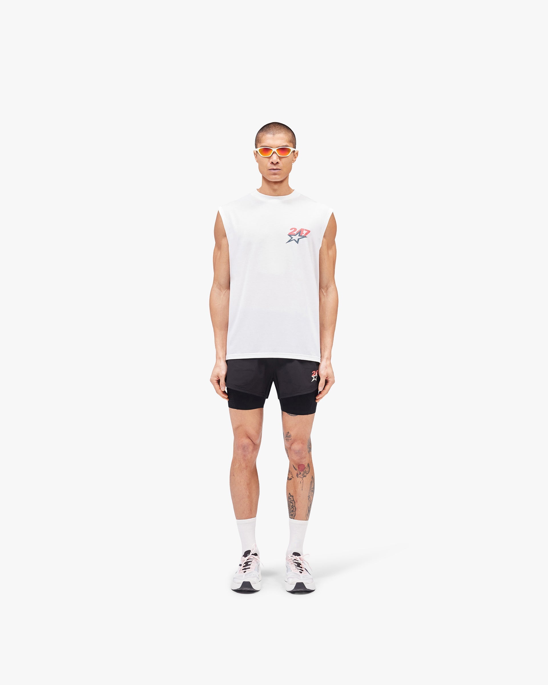 Team 247 Star Tank - Flat White