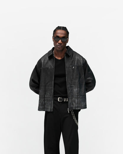 Rodeo Leather Jacket - Jet Black