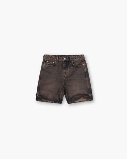 Denim Short - Bark