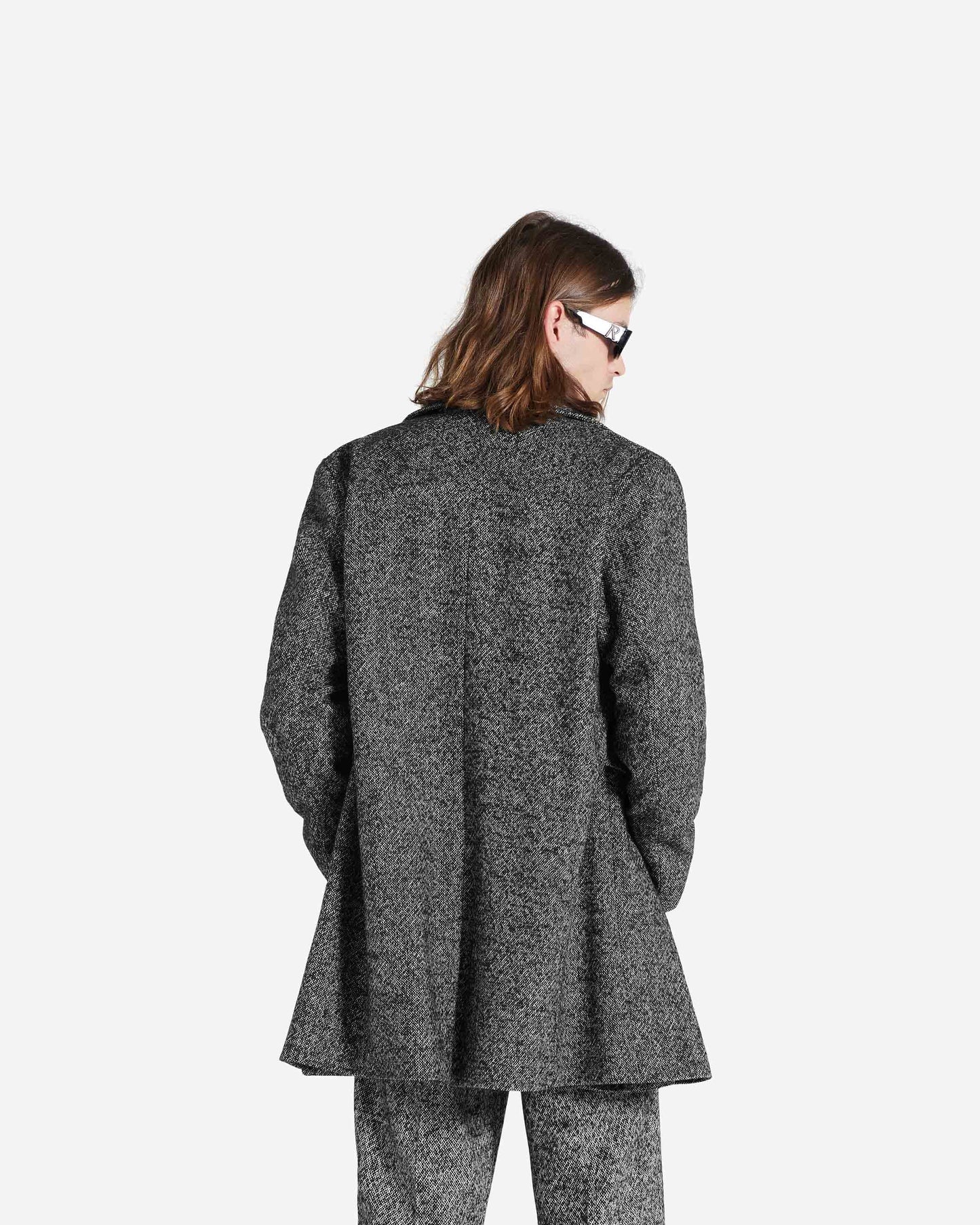 Double Breasted Overcoat - Marble