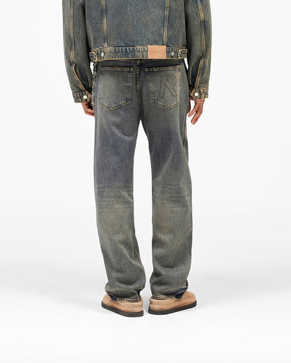 R3 Baggy Denim - Blue Cream
