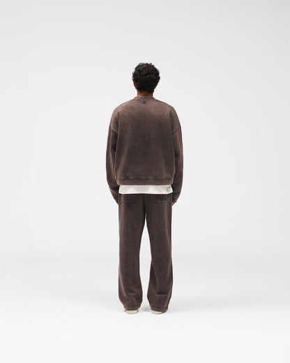 Initial Boxy Sweater - Coffee