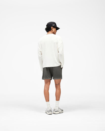 Washed Mesh Shorts - Vintage Grey