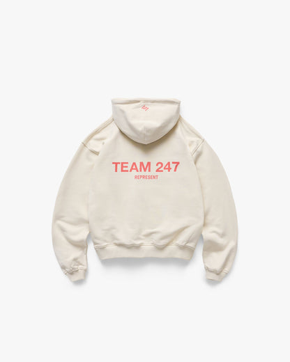 Team 247 Oversized Hoodie - Cream