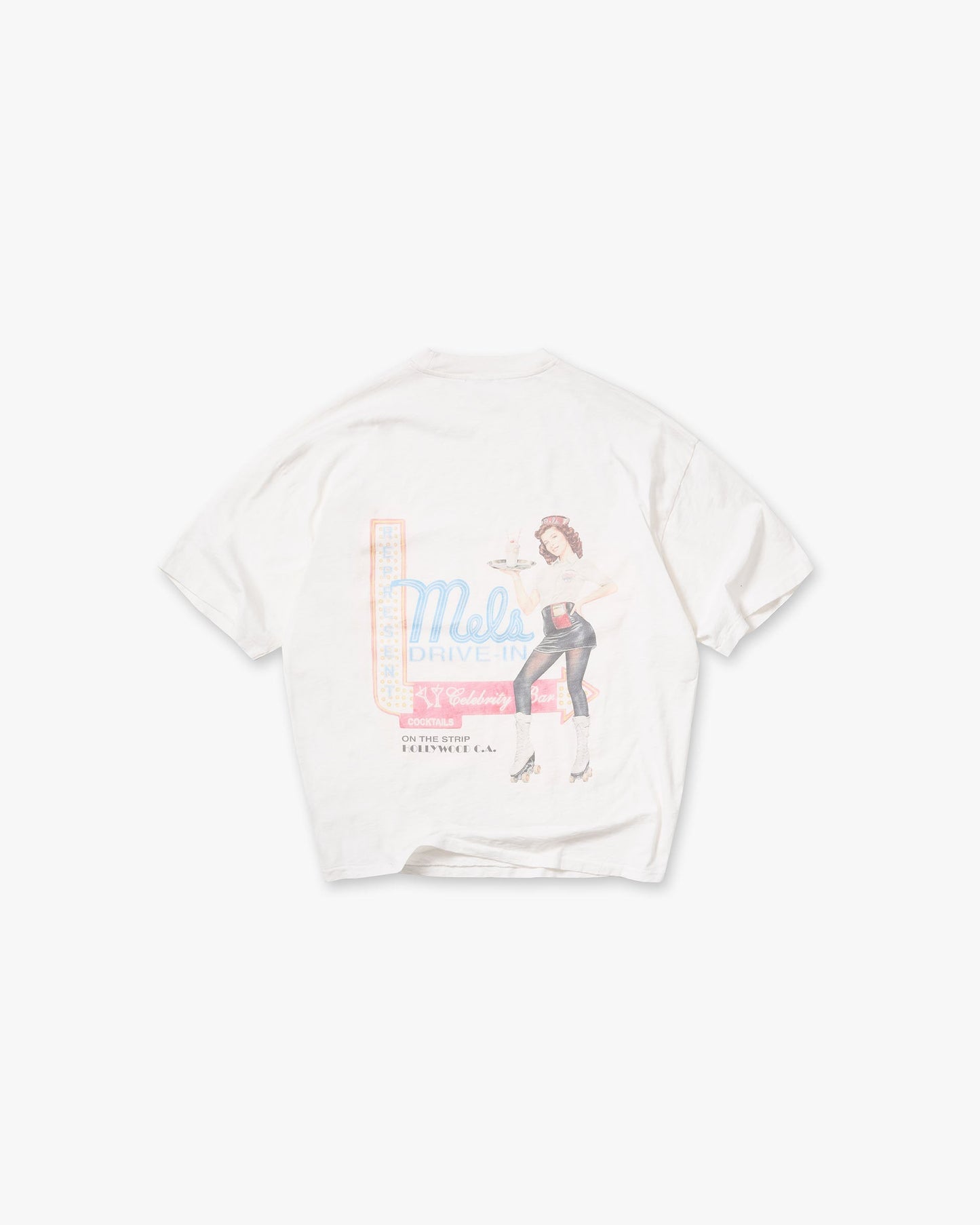 Represent x Mels Diner T-Shirt - Flat White