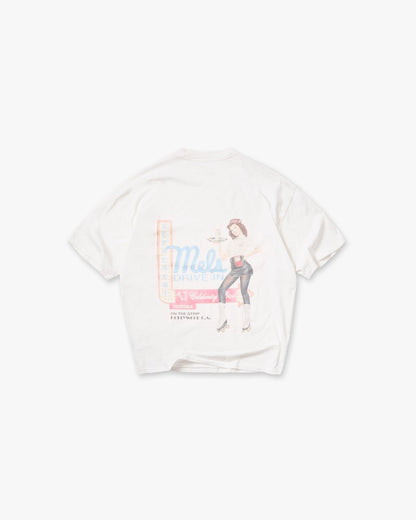 Represent x Mels Diner T-Shirt - Flat White