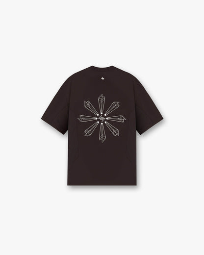 247 Uprising Oversized T-Shirt - Chocolate