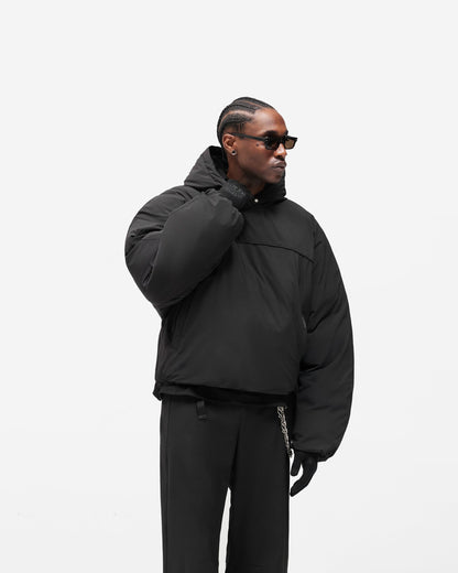 Arch Pullover Puffer - Jet Black