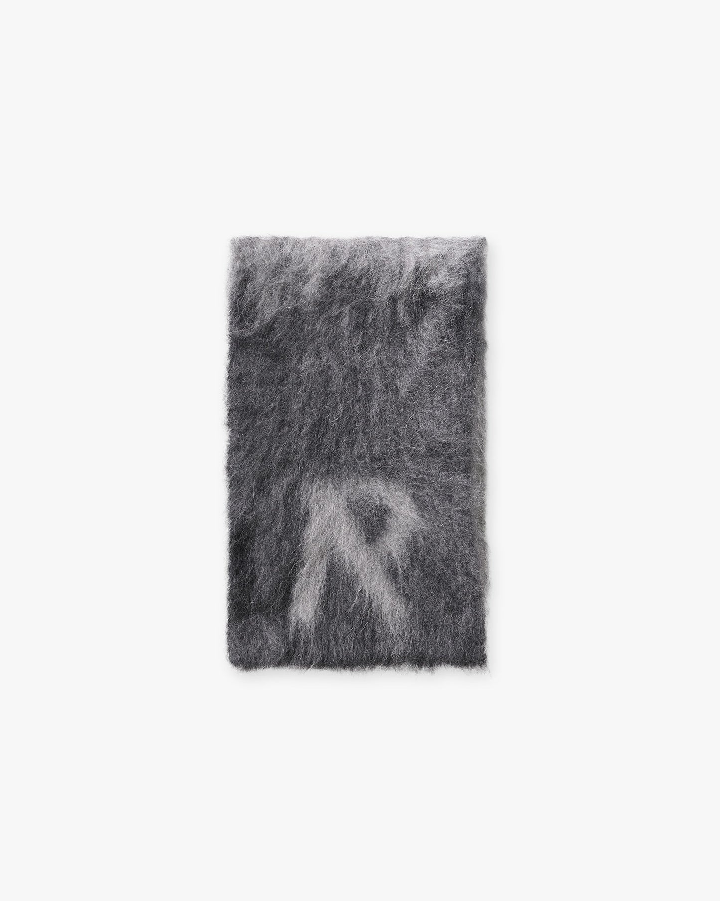 Ombre Knit Scarf - Light Grey