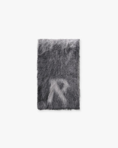 Ombre Knit Scarf - Light Grey