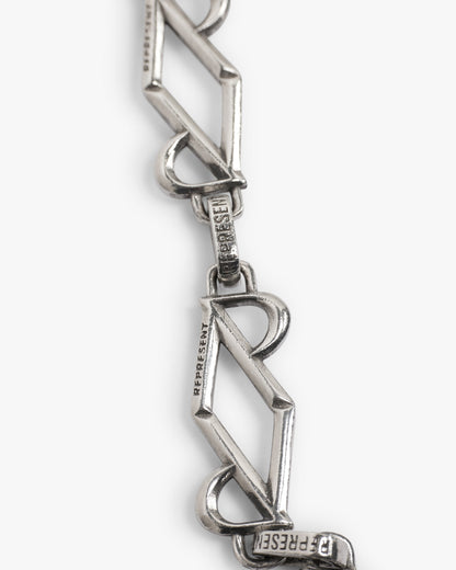 Initial Chain Bracelet - Silver