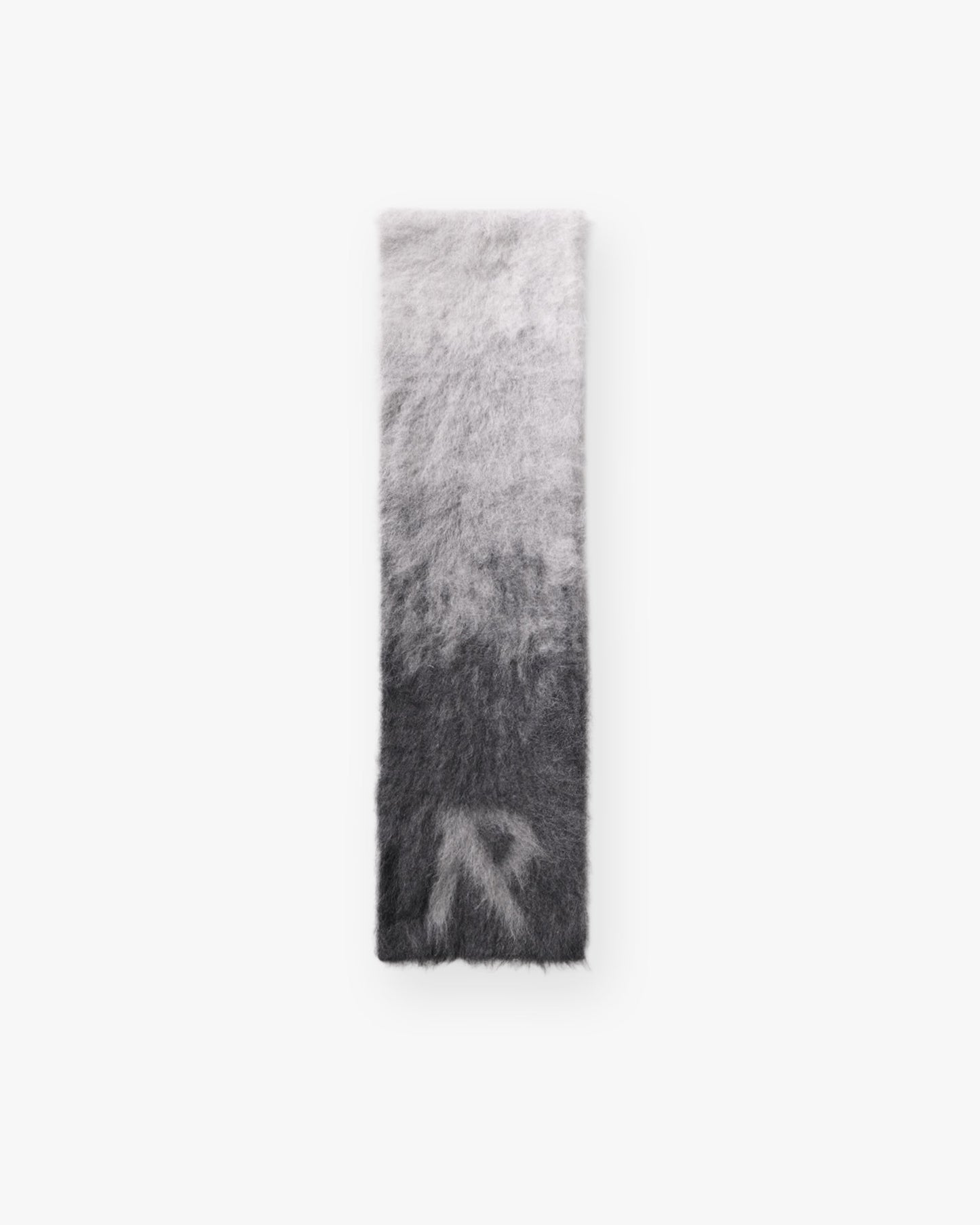 Ombre Knit Scarf - Light Grey