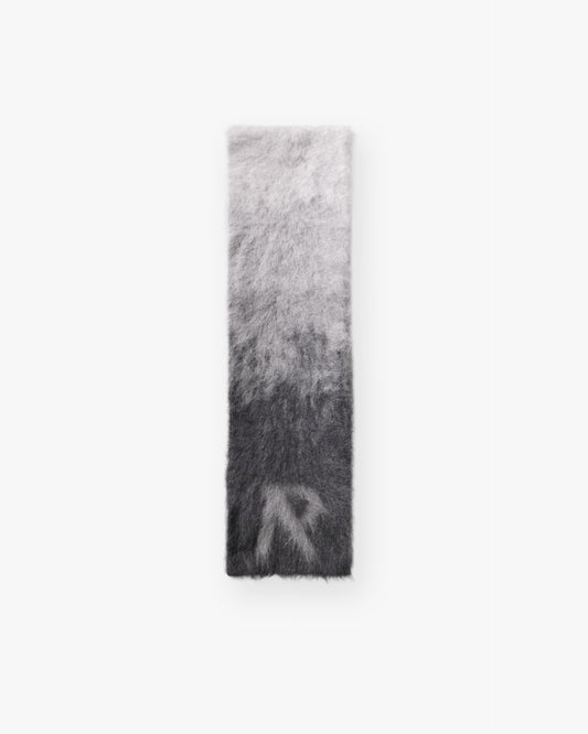 Ombre Knit Scarf - Light Grey