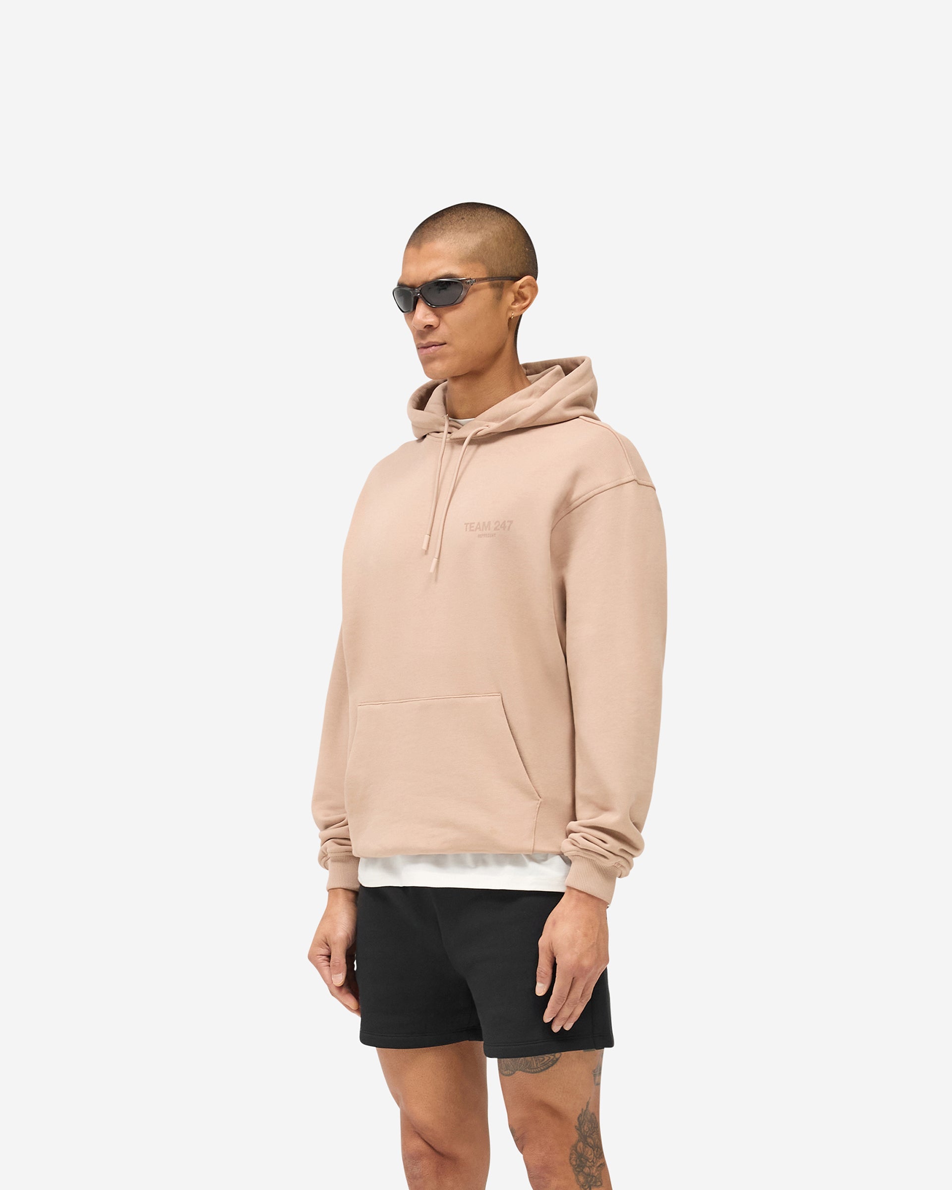 Team 247 Oversized Hoodie - Clay