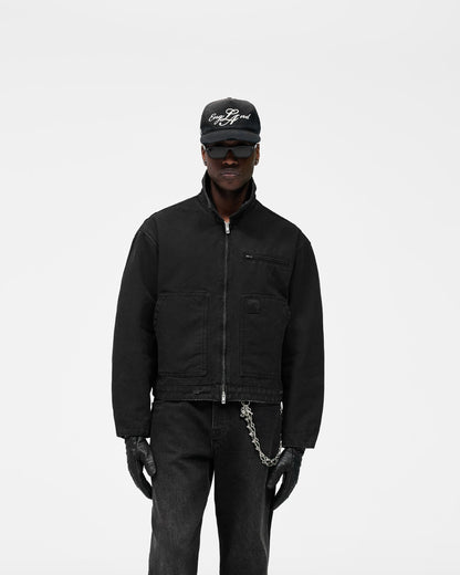 Heaton Workwear Jacket - Washed Black