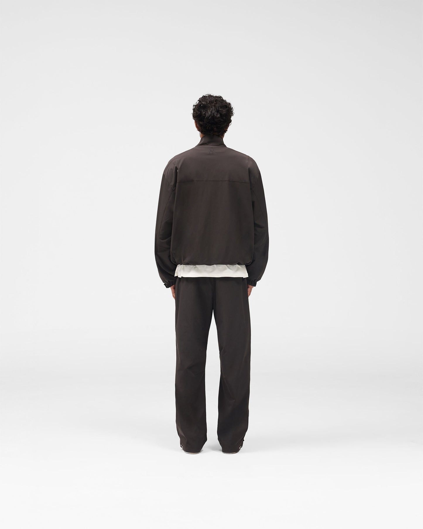 Initial Nylon Track Pant - Coffee