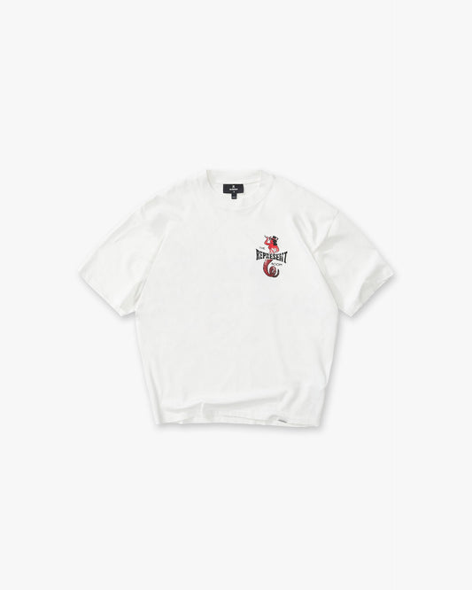 Represent x The Viper Room Dice T-Shirt - Flat White