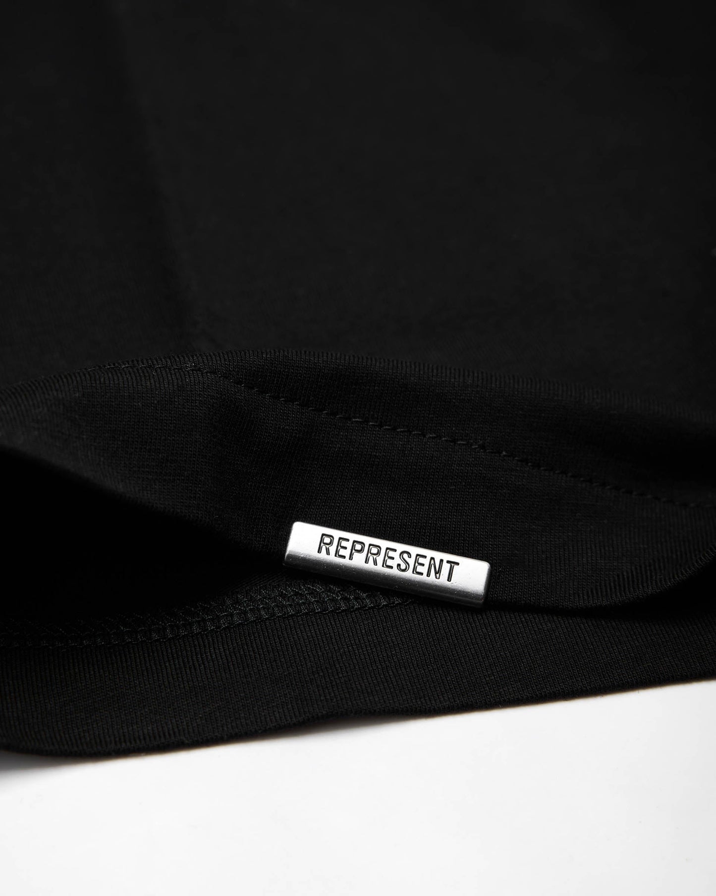2 x Initial T-Shirt - Flat White & Black