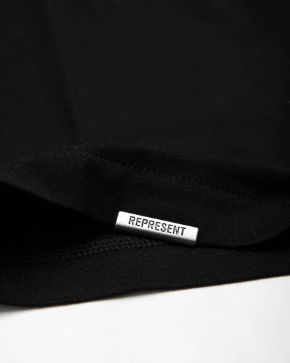 2 x Initial T-Shirt - Flat White & Black