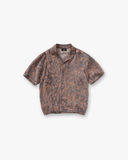 Tortoise Print Shirt - Brown