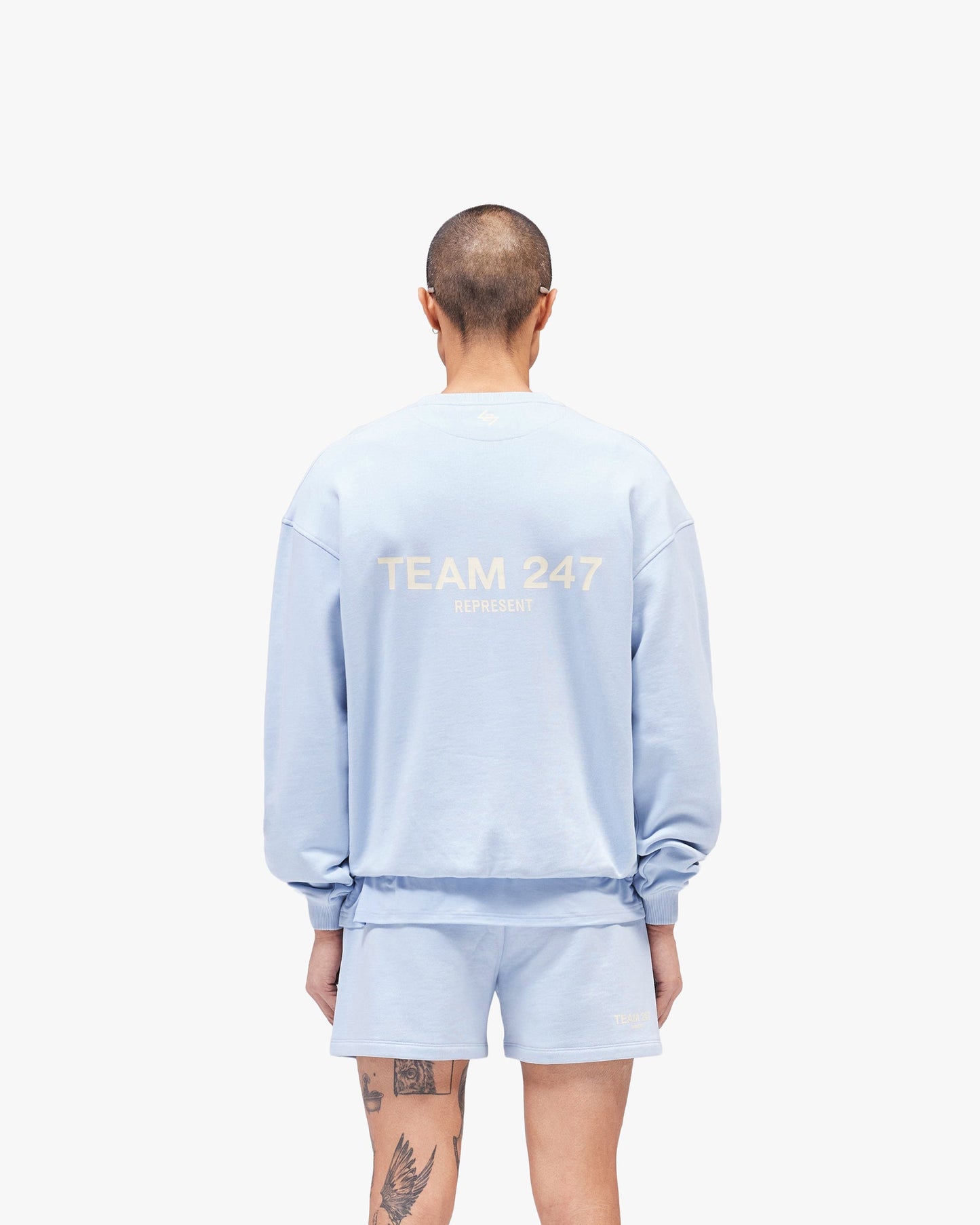 Team 247 Oversized Crew - Glacier