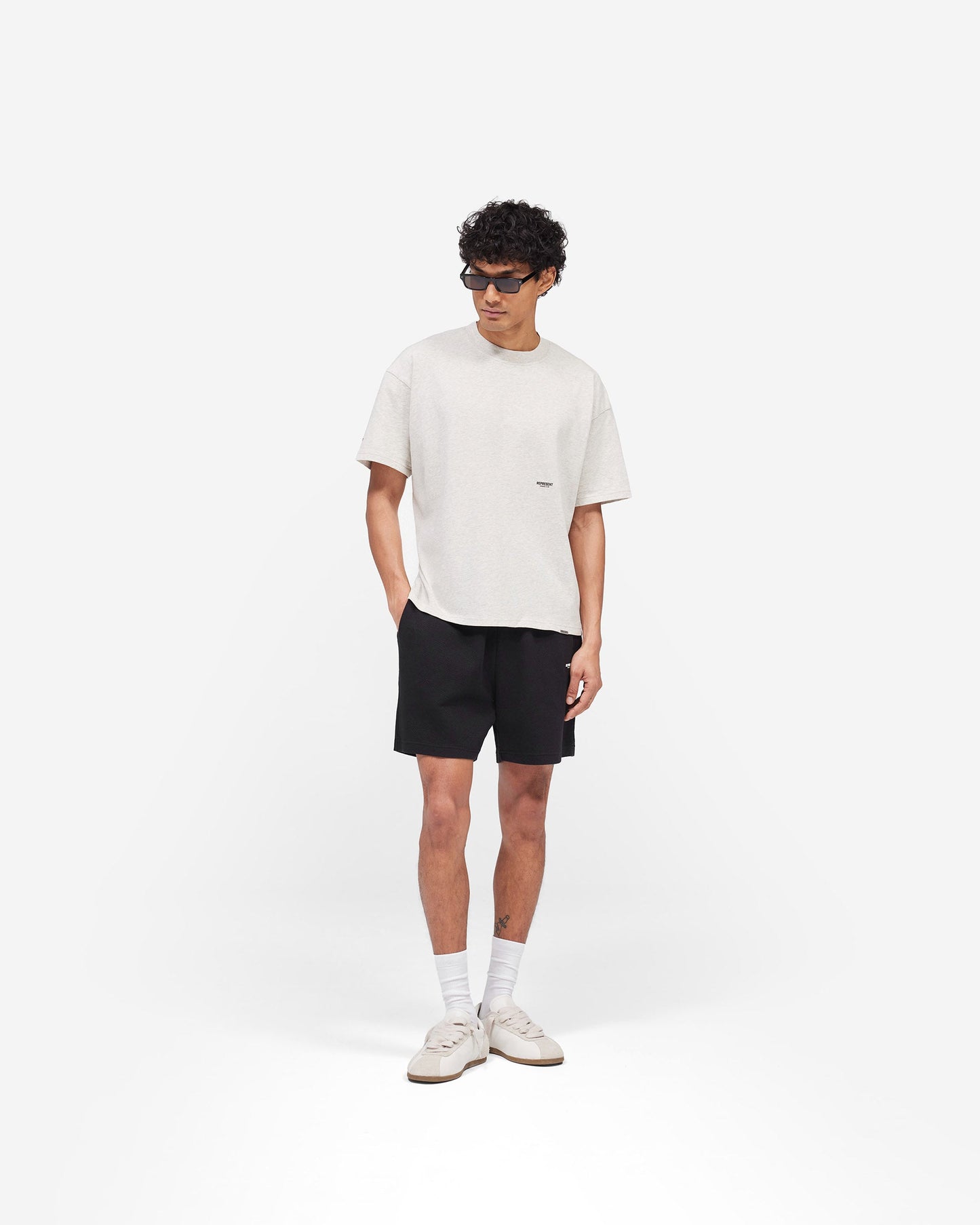 Micro Owners Club T-Shirt - Cream Marl